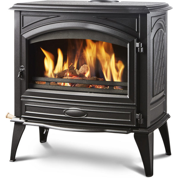 Wood Burning Stove, Cast Iron, Black Colour Finish