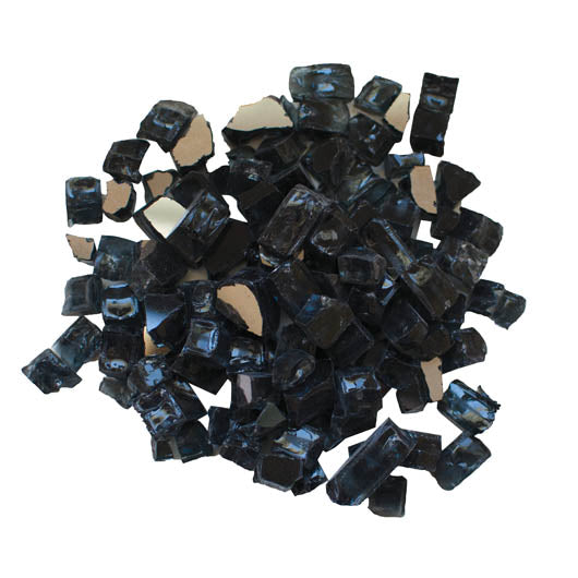 1/2" Charcoal Reflective Fireglass - 5lbs