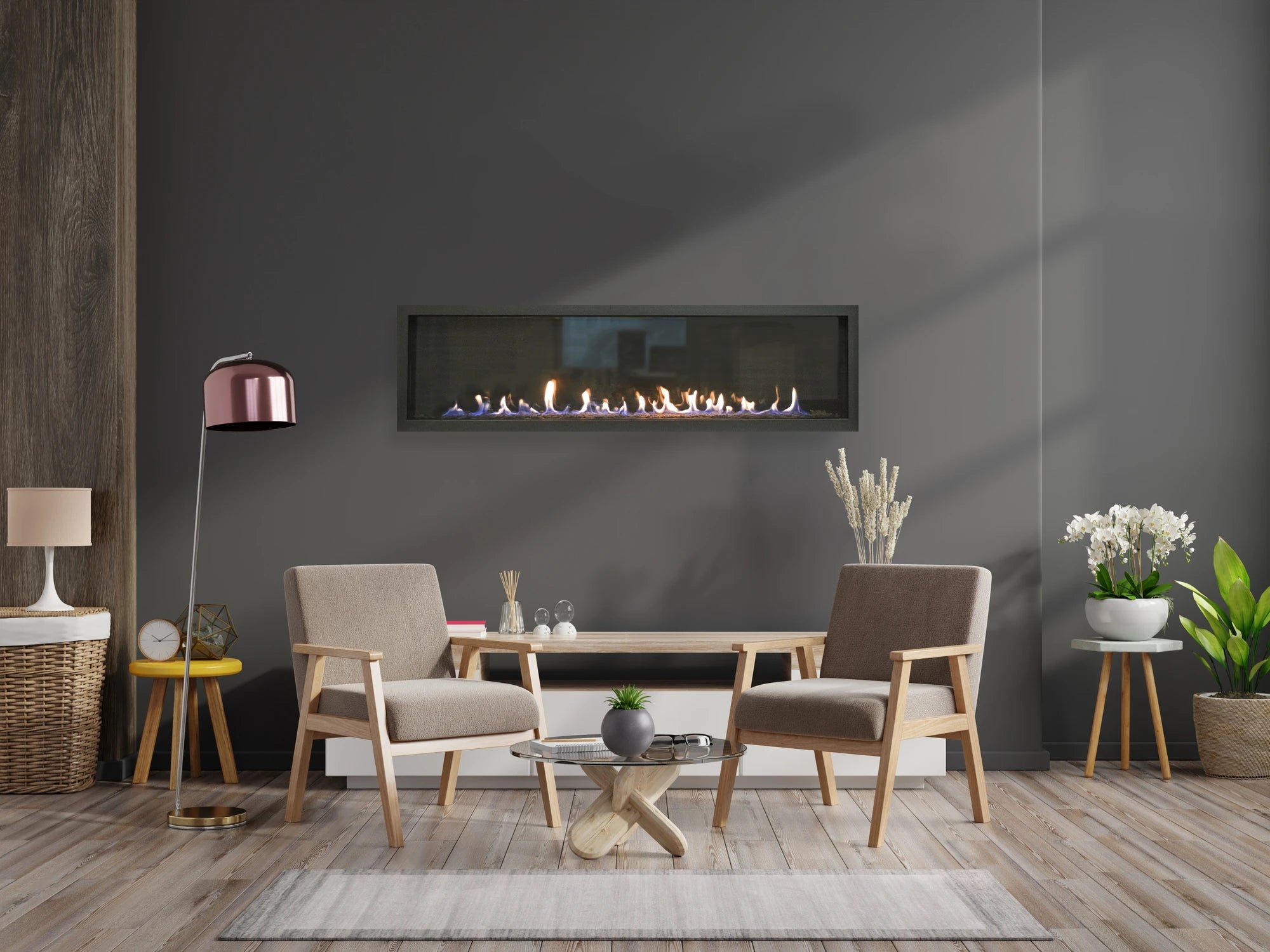 65" Liquid Propane Direct Vent Linear