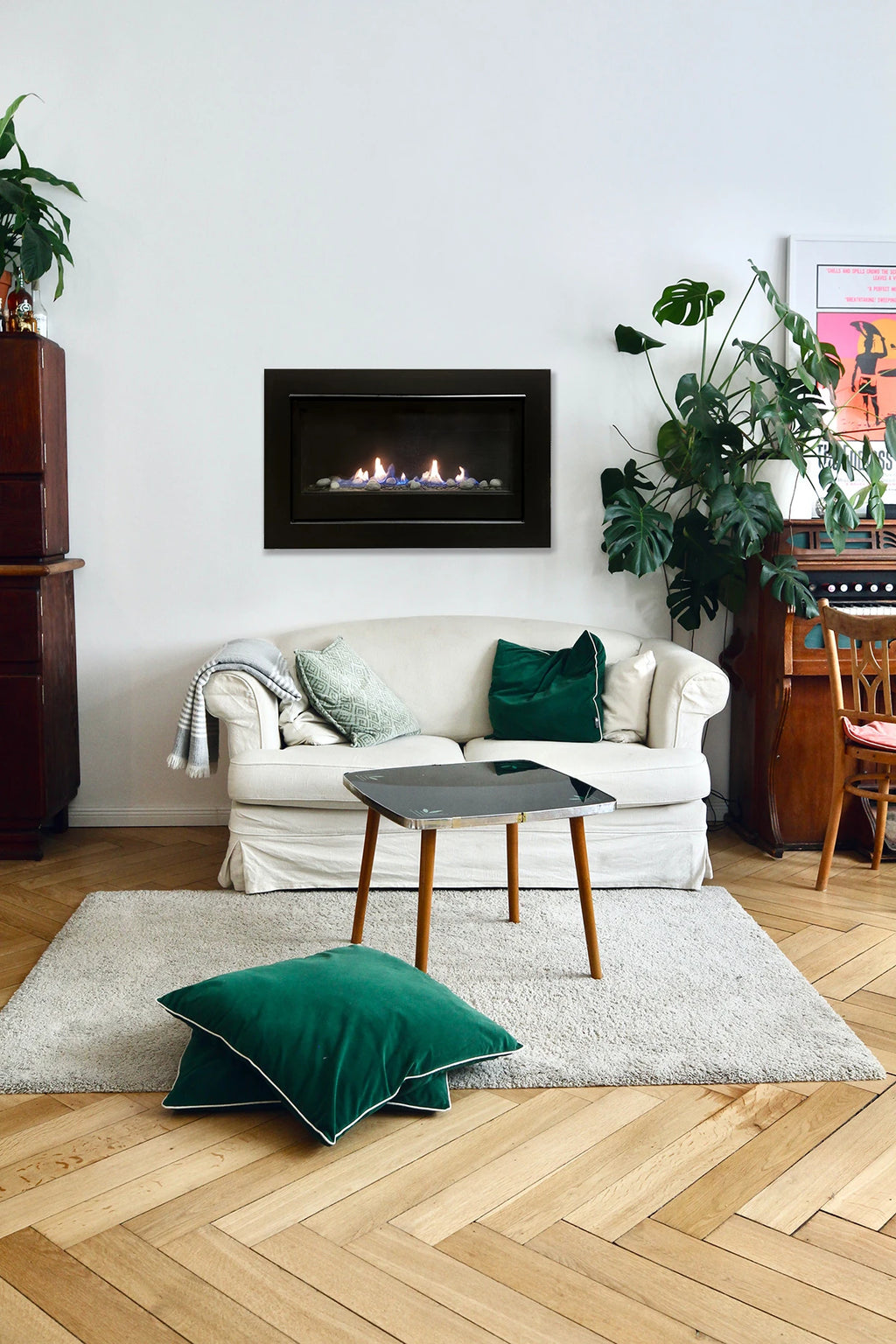 36" Natural Gas Direct Vent Linear - Electronic ignition