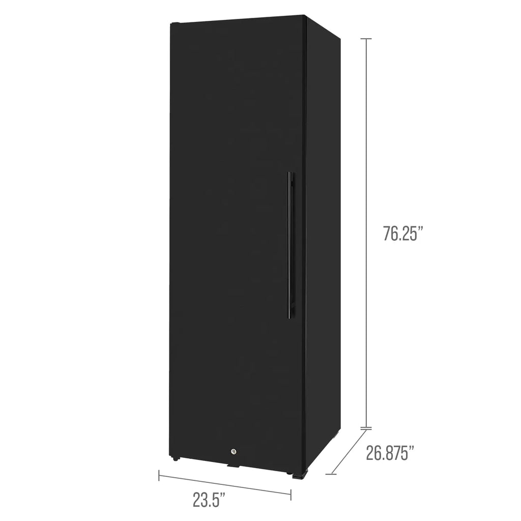 Allavino 185 Bottle Single Zone Wine Vault with Solid Black Left Hinge Door