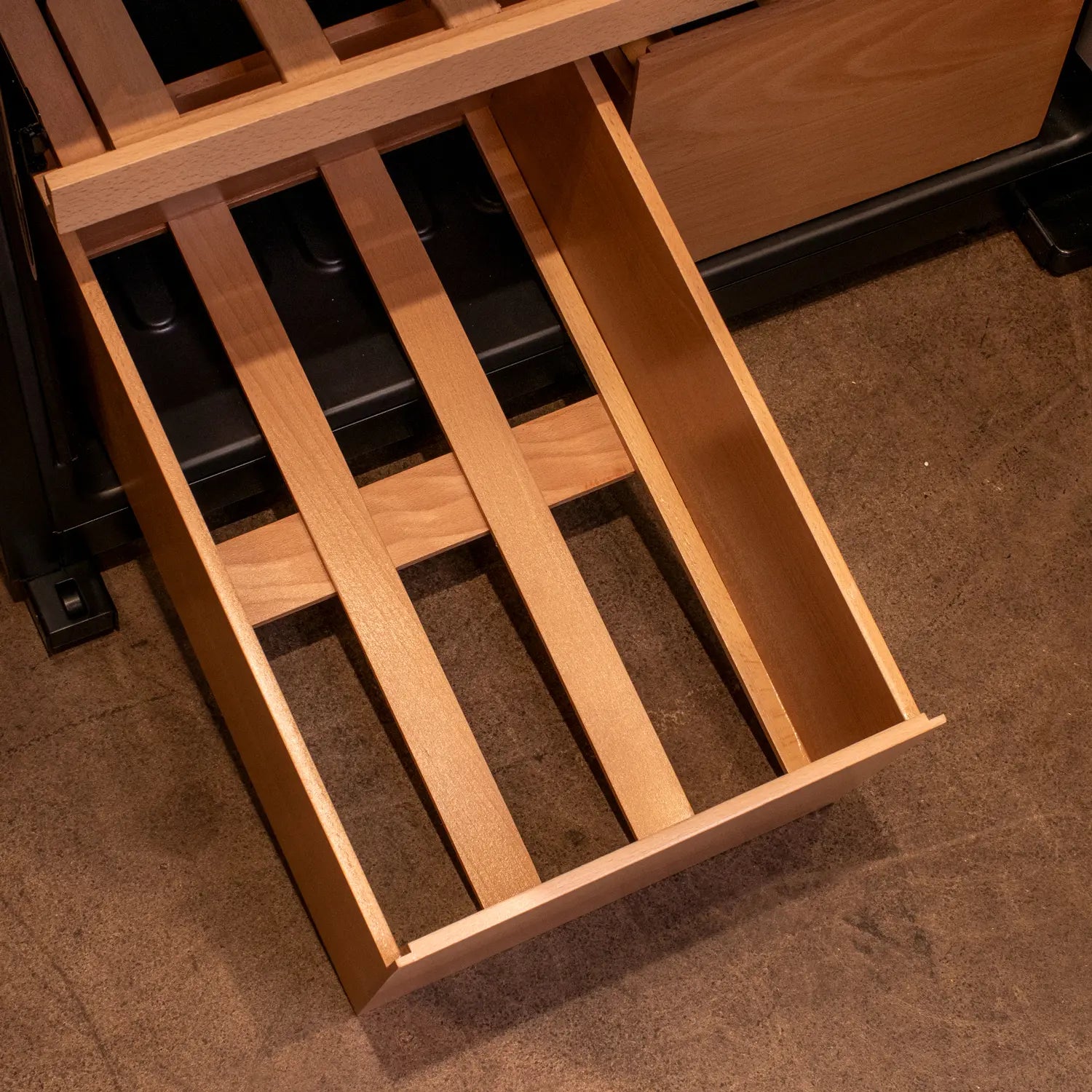 Allavino 248 Bottle Single Zone Freestanding Wine Refrigerator with Display Shelving and Black Glass Door - Right Hinge