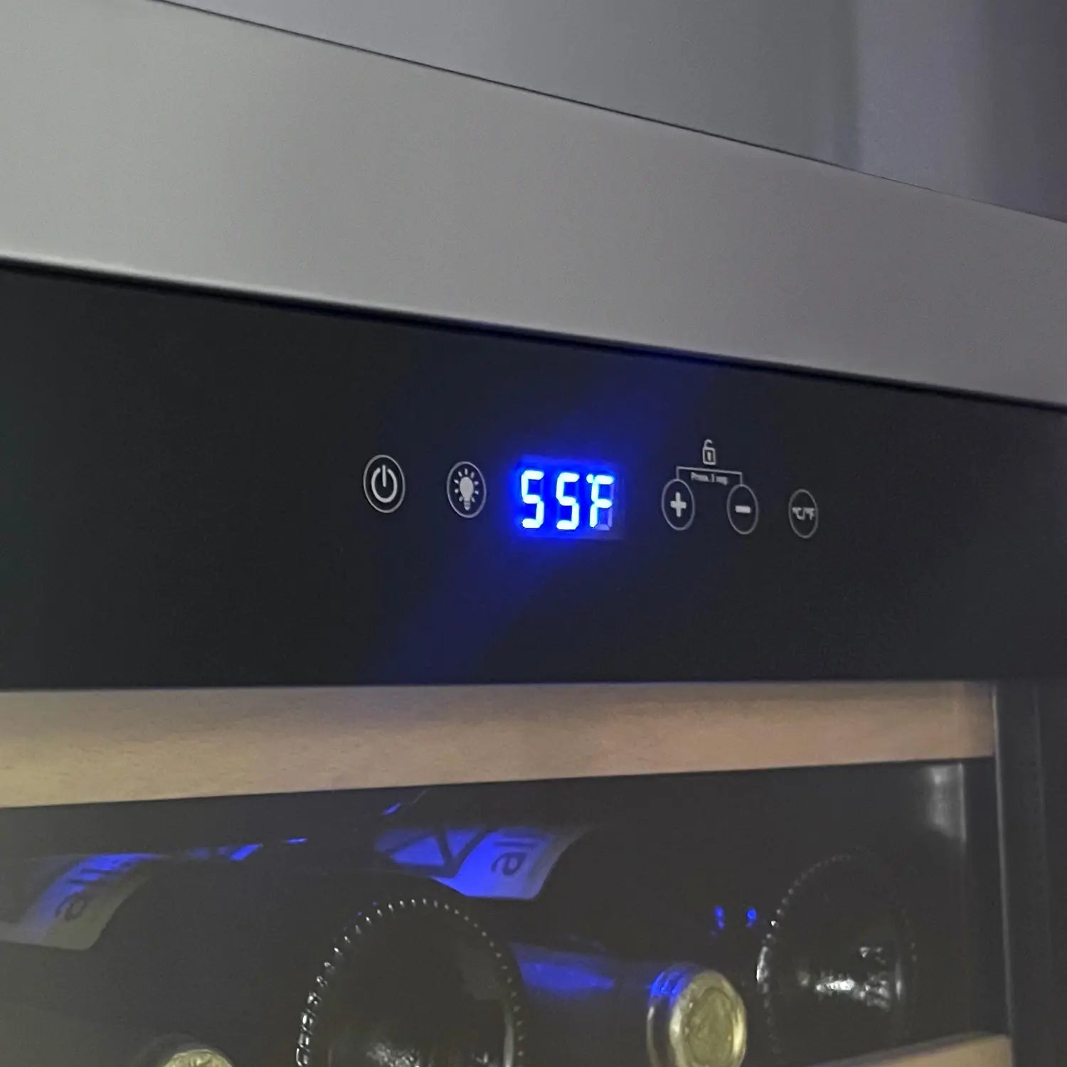 Allavino Cascina Series 43 Bottle Dual Zone Freestanding Wine Refrigerator Cooler with Stainless Steel Door