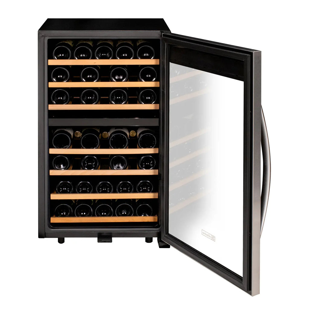 Allavino Cascina Series 50 Bottle Single Zone Freestanding Wine Cooler Refrigerator with Stainless Steel Door