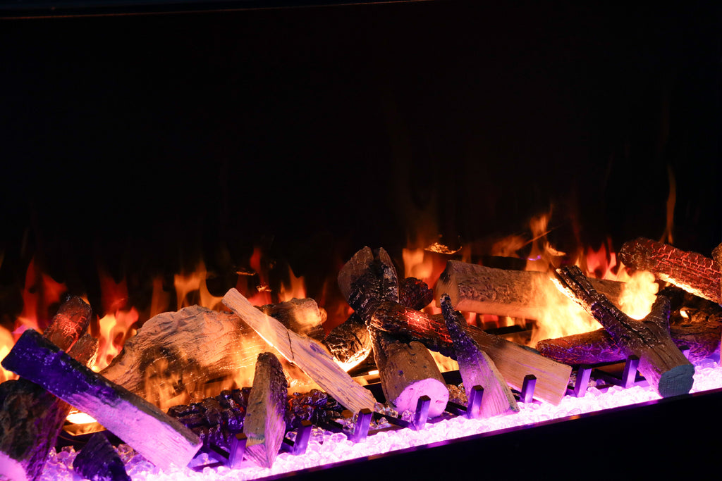 Amantii Signature 75" Indoor/Outdoor 3 Sided Built In Electric Fireplace, WiFi and Bluetooth Connectivity, Programmable Remote, Multi Speed Flame Motor, recommend to order 3 Optimyst ® Cassette 20 with this unit. Optional media kits sold separately