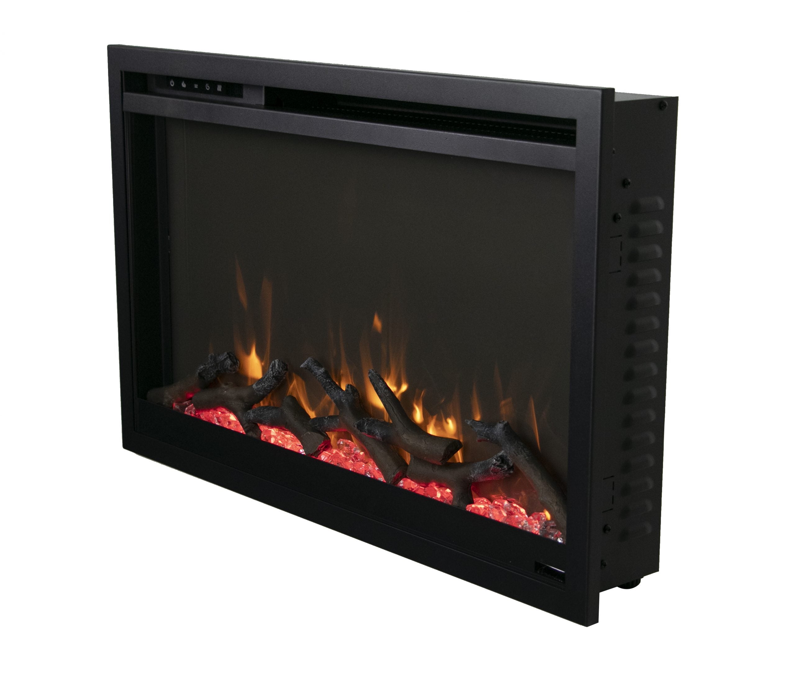 CLASSIC- Xtraslim Smart Electric  -33" WiFi Enabled Fireplace, Featuring a  MultiFunction  Remote Control, Multi Speed Flame Motor