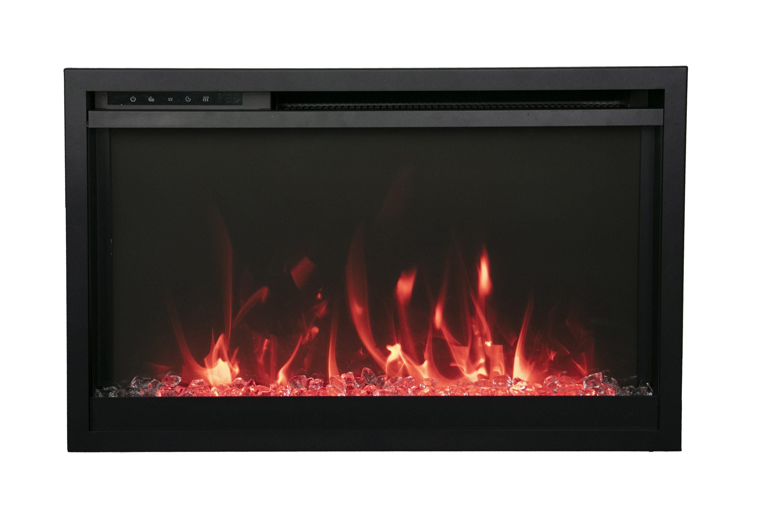 CLASSIC- Xtraslim Smart Electric  -30" WiFi Enabled Fireplace, Featuring a  MultiFunction  Remote Control, Multi Speed Flame Motor
