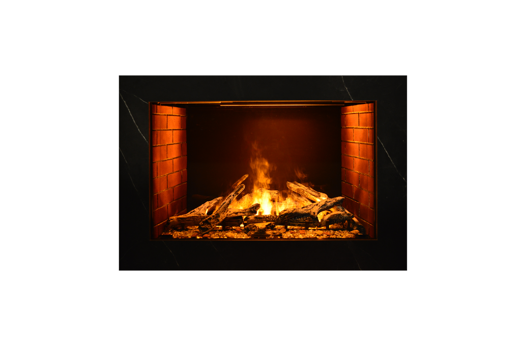 Amantii Signature 38" Built In Electric Fireplace with patented Optimyst technology by Dimplex, WiFi and Bluetooth Connectivity, Programmable Remote, Multi Speed Flame Motor, and a Selection of Media Options