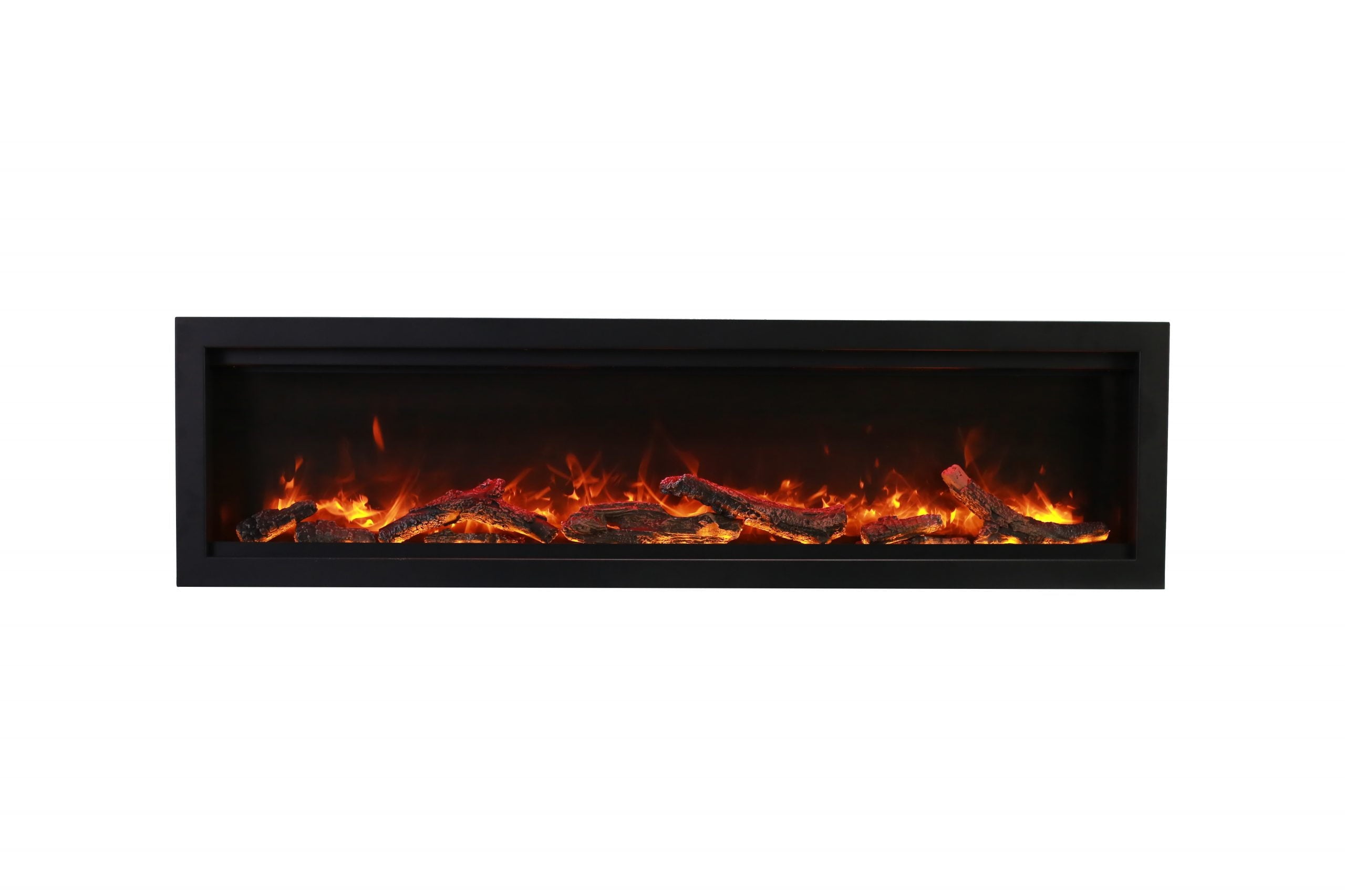 Symmetry Bespoke - 42" Indoor / Outdoor Electric Built In Fireplace featuring, WiFi Compatibilty & Bluetooth Connectivity, MultiFunction Remote, and a Selection of Media Options