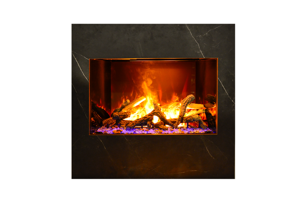 Amantii Signature 38" Built In Electric Fireplace with patented Optimyst technology by Dimplex, WiFi and Bluetooth Connectivity, Programmable Remote, Multi Speed Flame Motor, and a Selection of Media Options