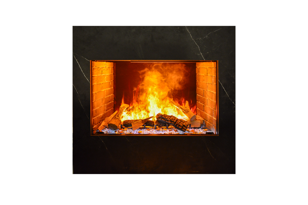Amantii Signature 38" Built In Electric Fireplace with patented Optimyst technology by Dimplex, WiFi and Bluetooth Connectivity, Programmable Remote, Multi Speed Flame Motor, and a Selection of Media Options