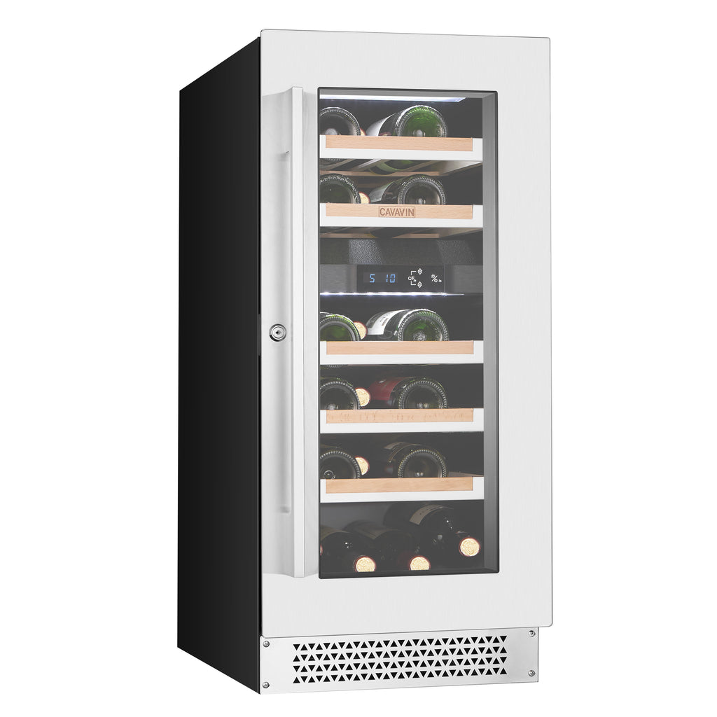 Cavavin Vinoa V-024WDZ-V2 – 24-Bottle Black Cabinet