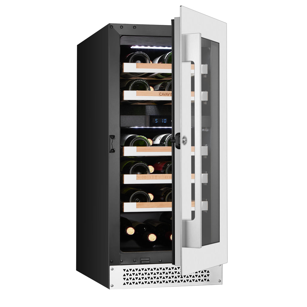 Cavavin Vinoa V-024WDZ-V2 – 24-Bottle Black Cabinet