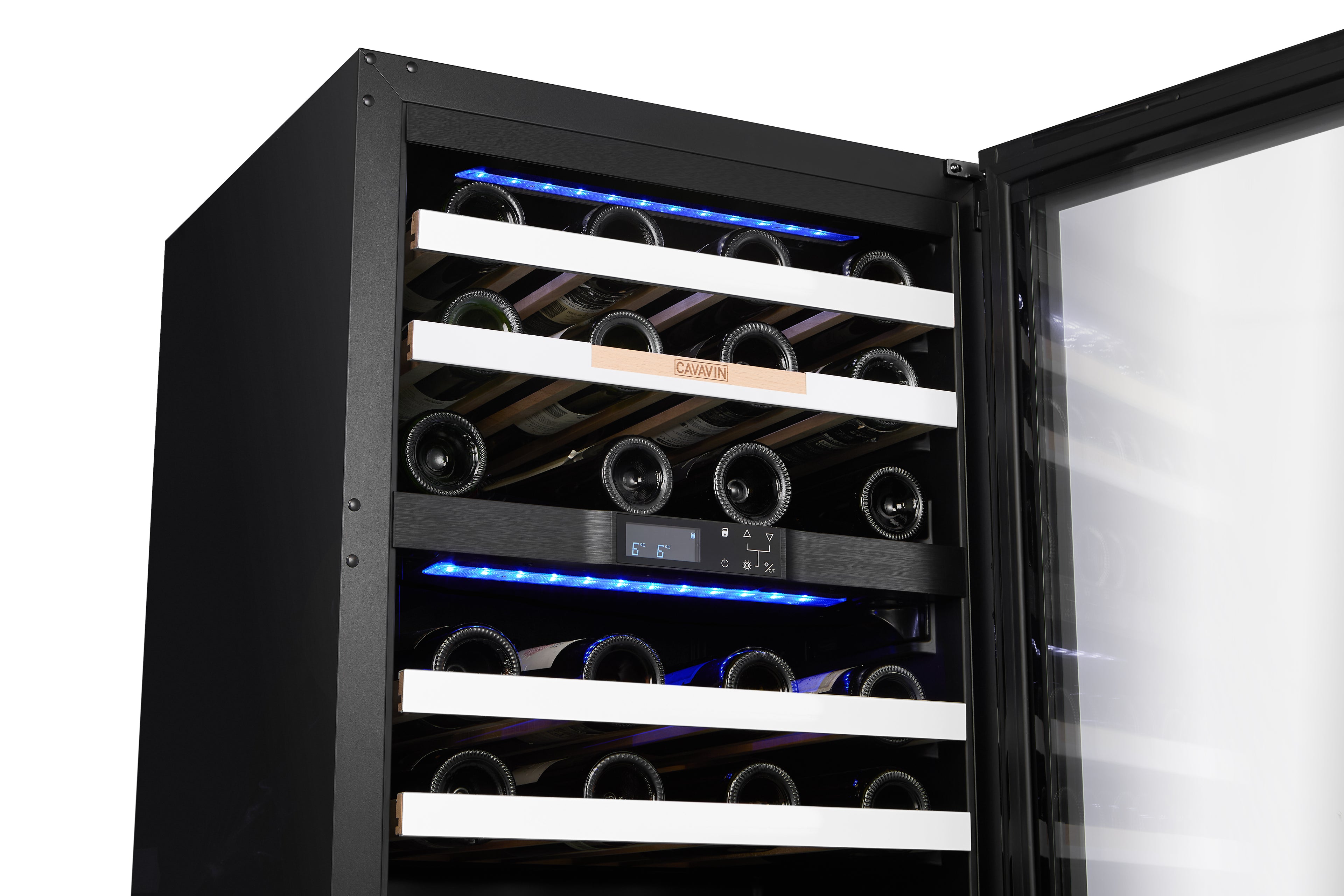 Cavavin Vinoa V-041WBVCFGW – 41-Bottle Wine Cellar (White Full Glass)