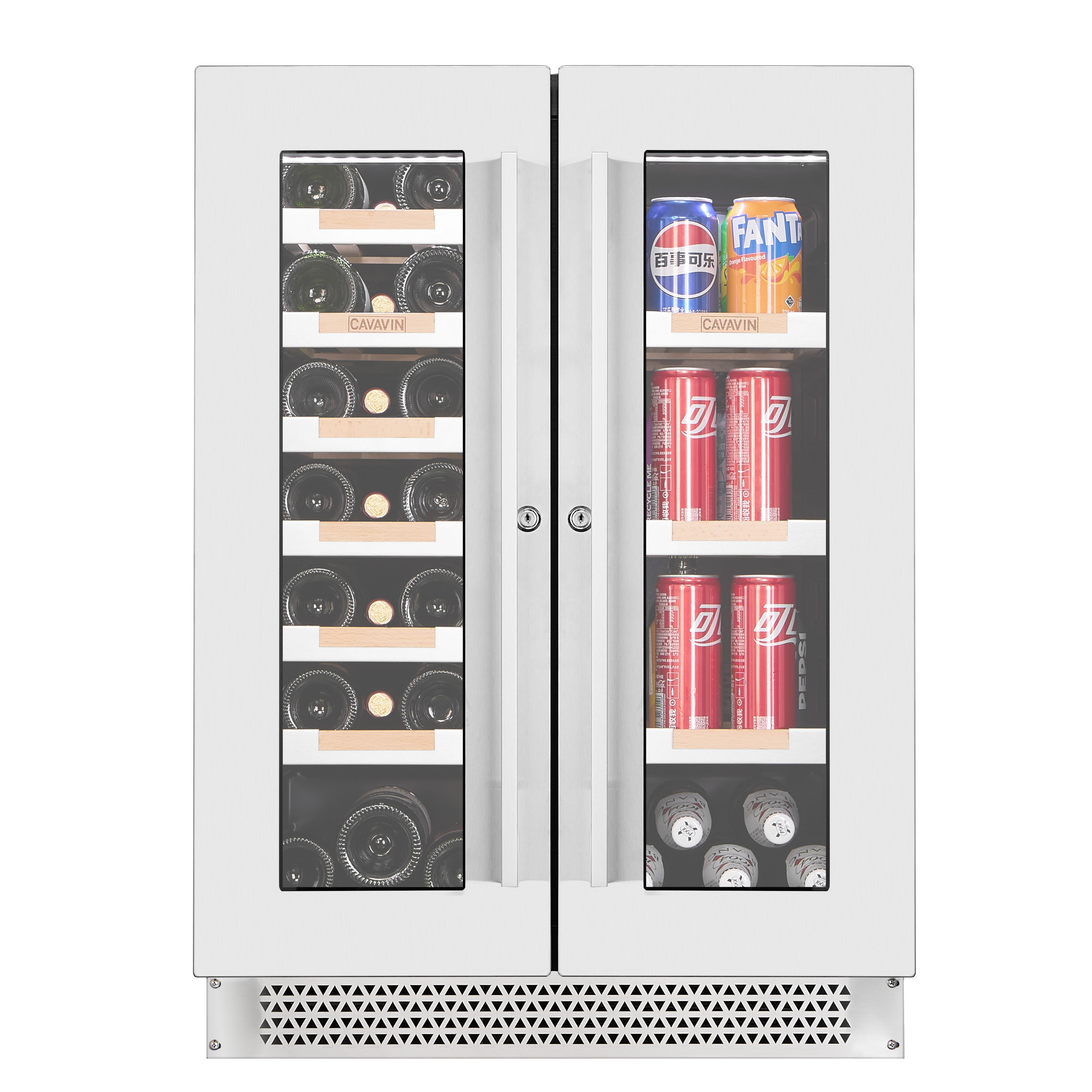 Cavavin Vinoa V-067WBVC – Dual-Zone Wine & Beverage Center