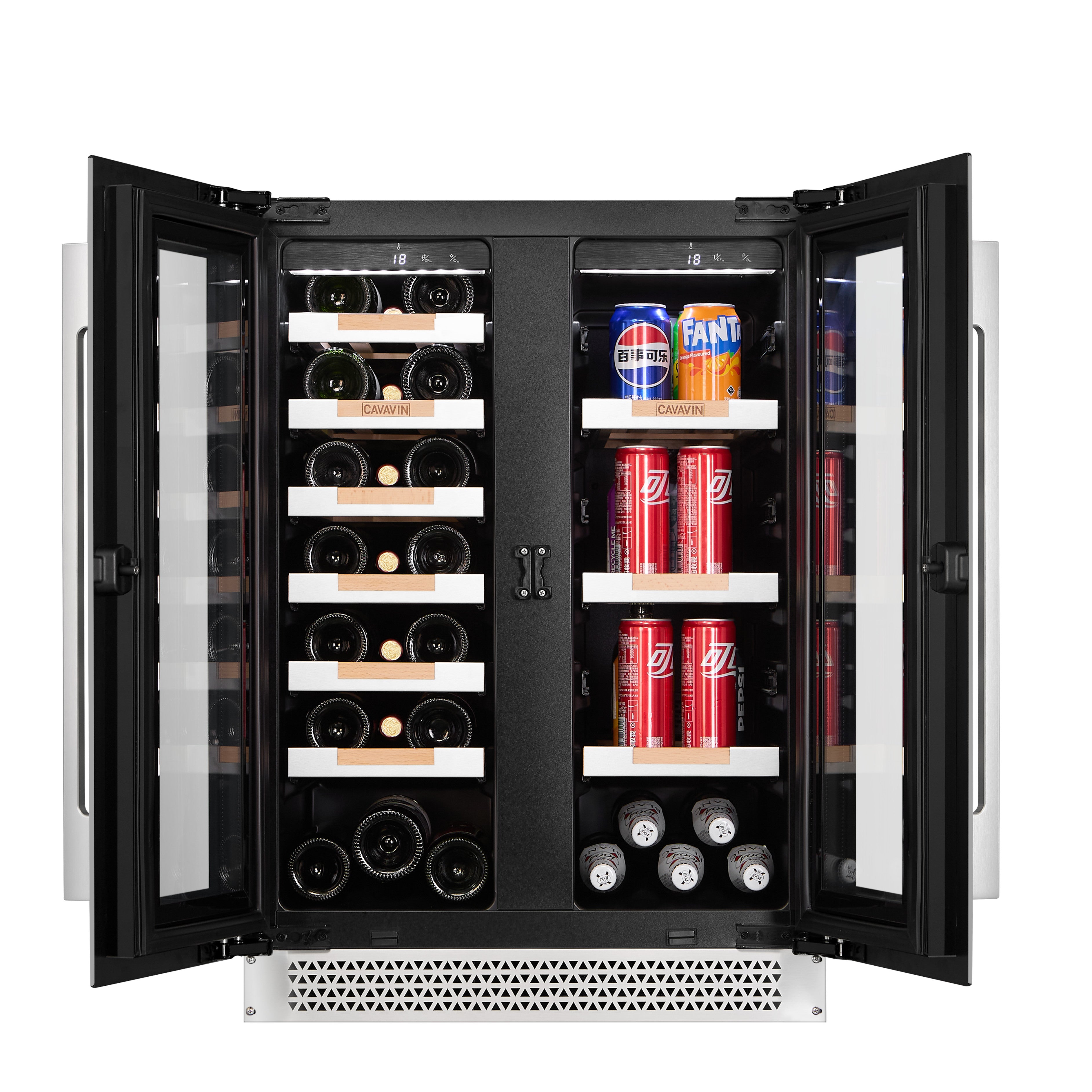 Cavavin Vinoa V-067WBVC – Dual-Zone Wine & Beverage Center