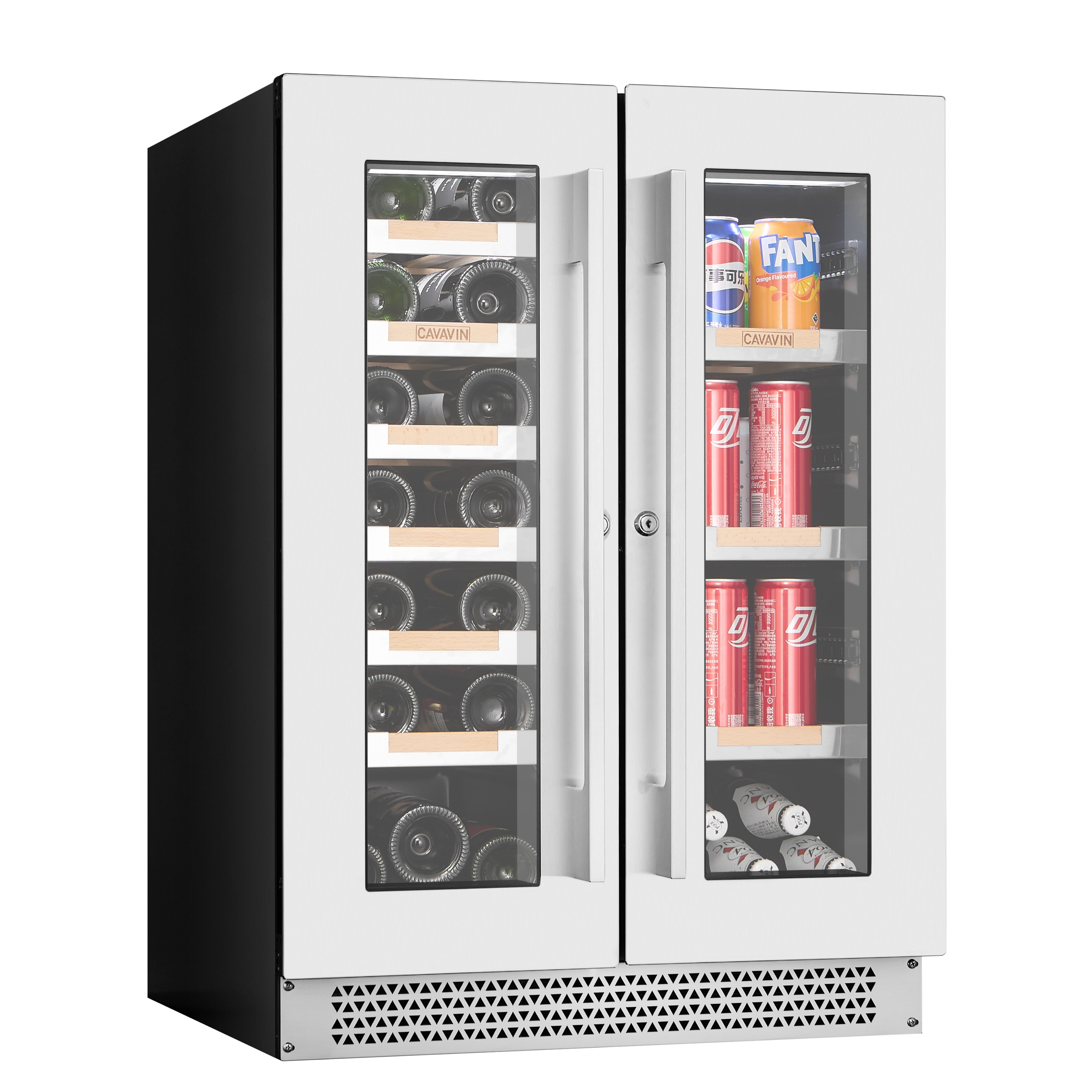 Cavavin Vinoa V-067WBVC – Dual-Zone Wine & Beverage Center