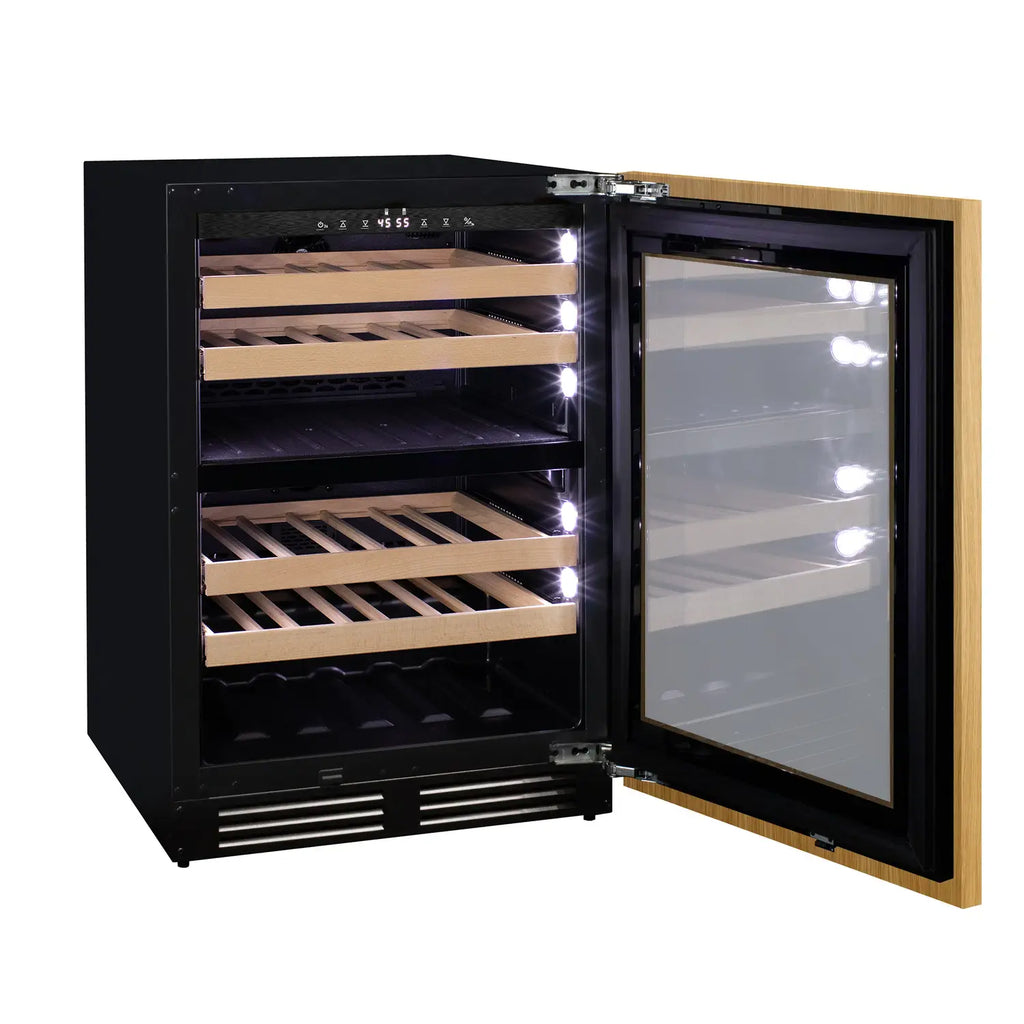 Allavino 24" Wide Dual Zone Panel Ready Wine Refrigerator