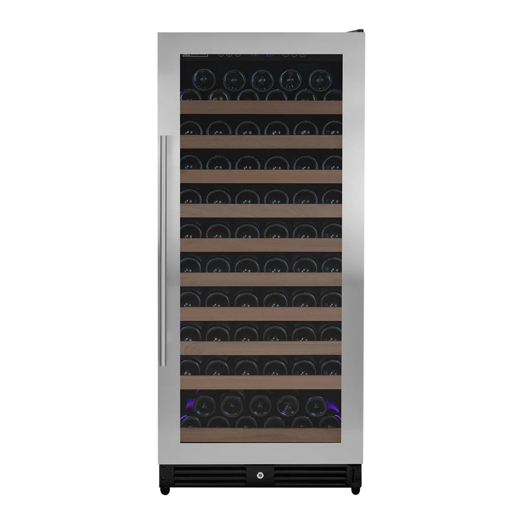 Allavino 119 Bottle 55" Tall Single Zone Right Hinge Stainless Steel Wine Refrigerator