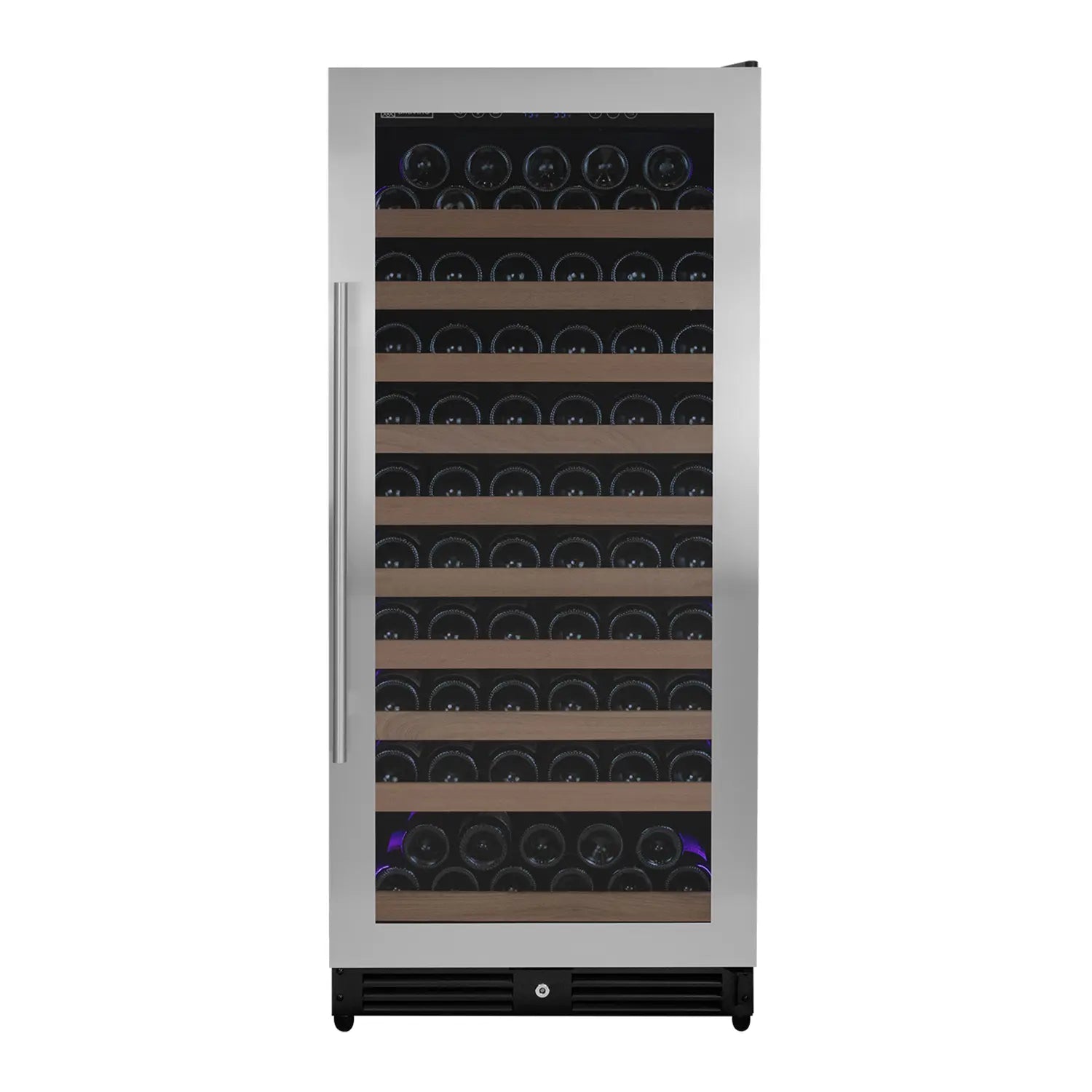 Allavino 119 Bottle 55" Tall Single Zone Right Hinge Stainless Steel Wine Refrigerator
