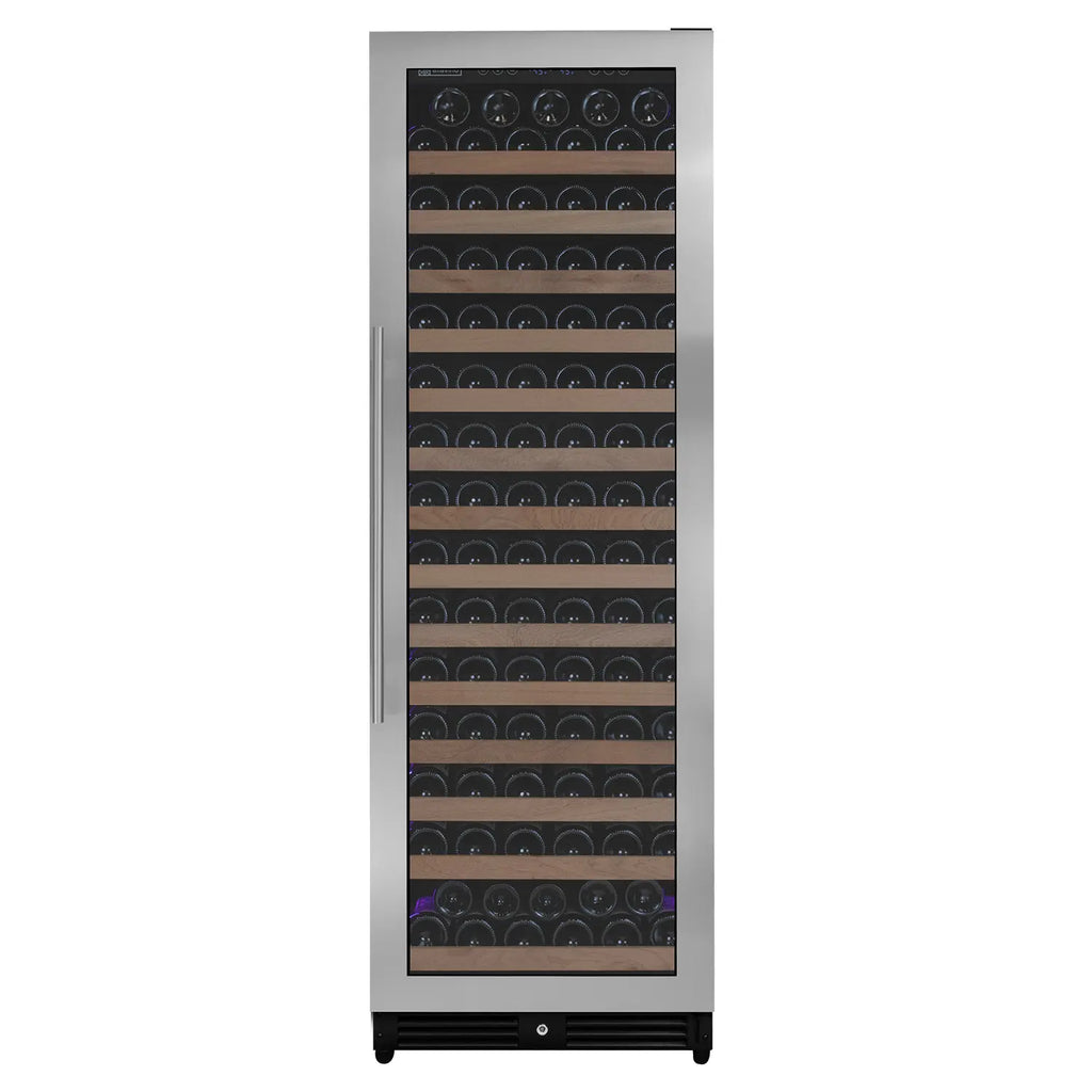 Allavino Reserva Series 163 Bottle 71" Tall Single Zone Right Hinge Stainless Steel Wine Cooler Refrigerator