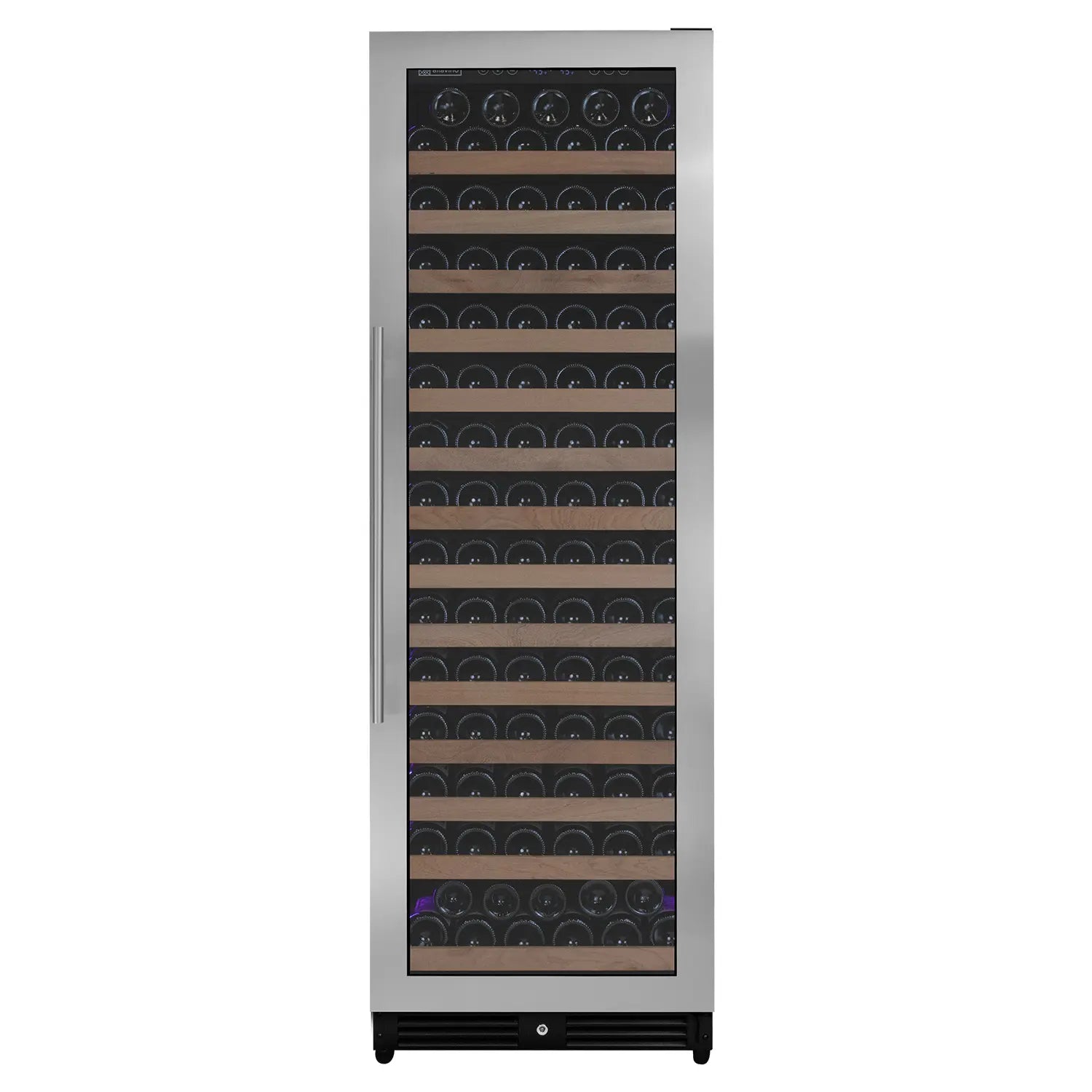 Allavino Reserva Series 163 Bottle 71" Tall Single Zone Right Hinge Stainless Steel Wine Cooler Refrigerator