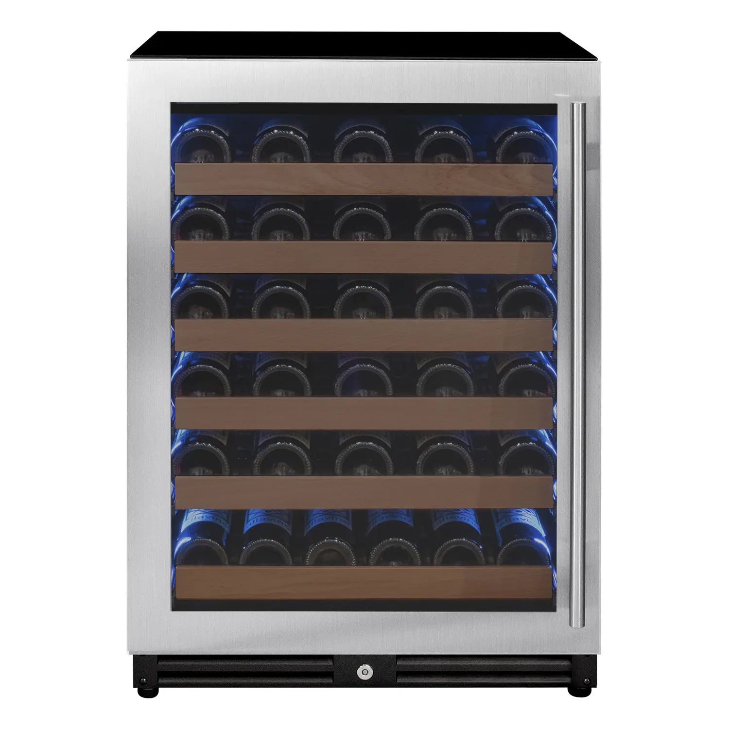 Allavino Reserva Series 51 Bottle Single Zone Built-in Luxury Wine Refrigerator with Stainless Steel Door - Left Hinge