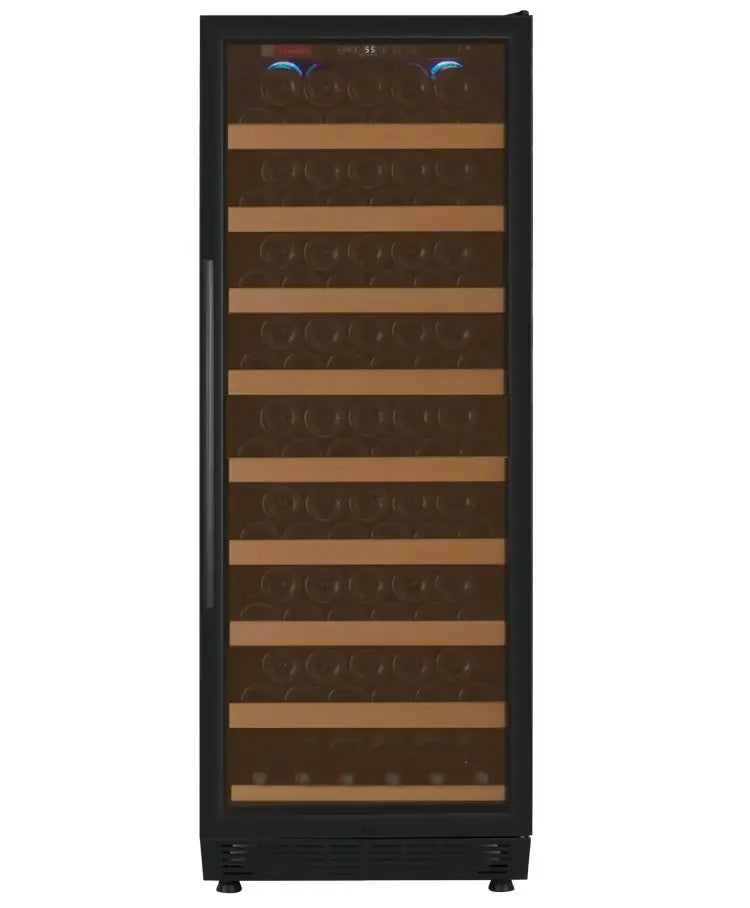 Allavino Vite Series 99 Bottle Single Zone Freestanding Wine Cooler Refrigerator with Black Door - Right Hinge