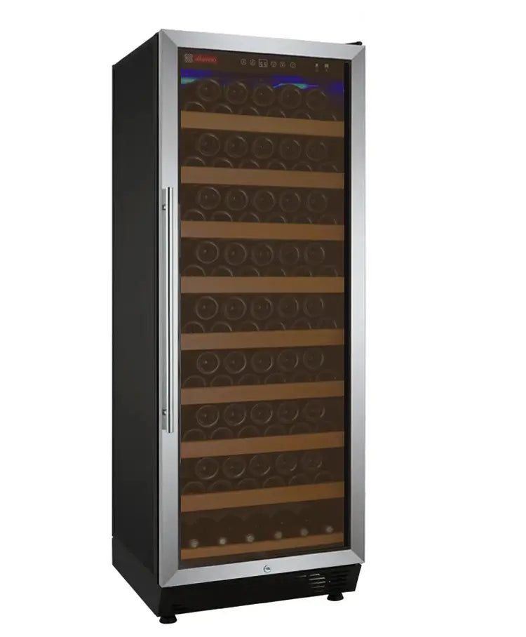 Allavino 24" Wide Vite II Tru-Vino 99 Bottle Single Zone Stainless Steel Right Hinge Wine Refrigerator