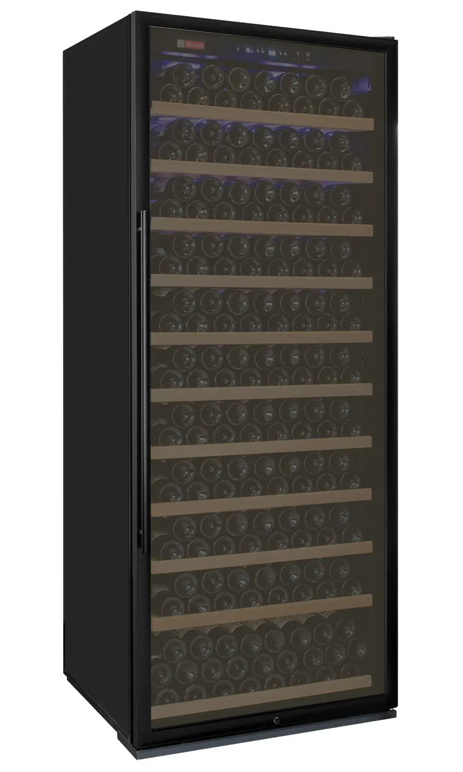 Allavino Vite Series 277 Bottle Single Zone Freestanding Large Capacity Wine Refrigerator with Black Door - Right Hinge
