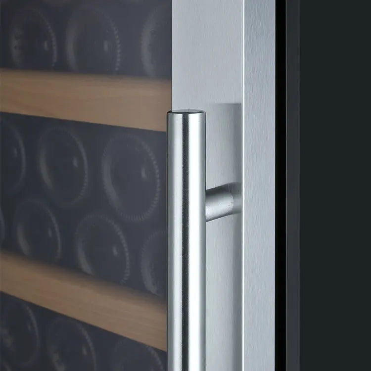 Allavino 32" Wide Vite II Tru-Vino 277 Bottle Single Zone Stainless Steel Left Hinge Wine Refrigerator
