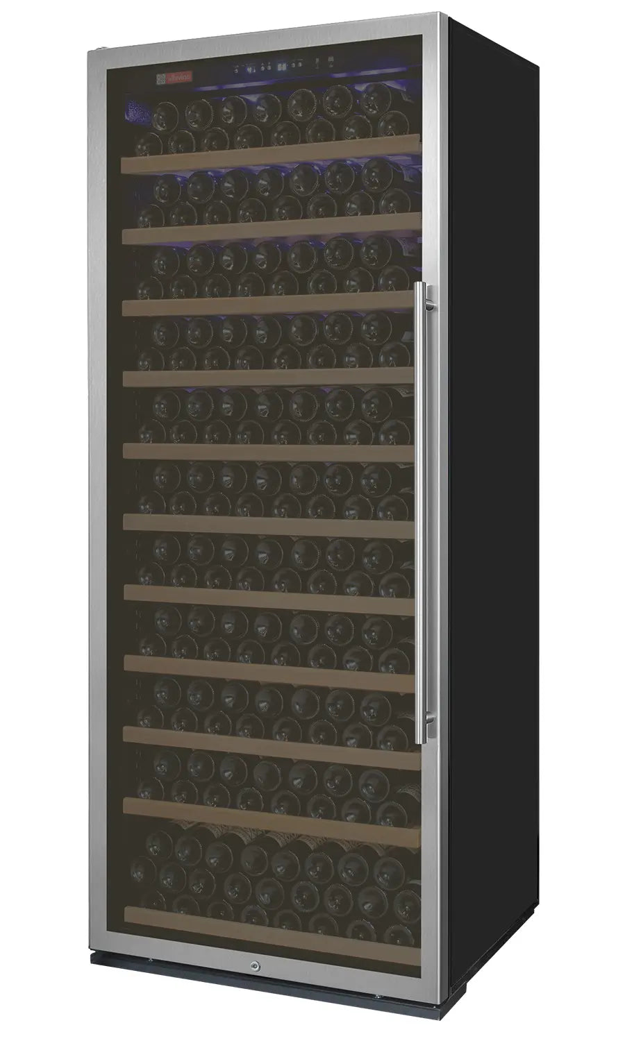 Allavino 32" Wide Vite II Tru-Vino 277 Bottle Single Zone Stainless Steel Left Hinge Wine Refrigerator