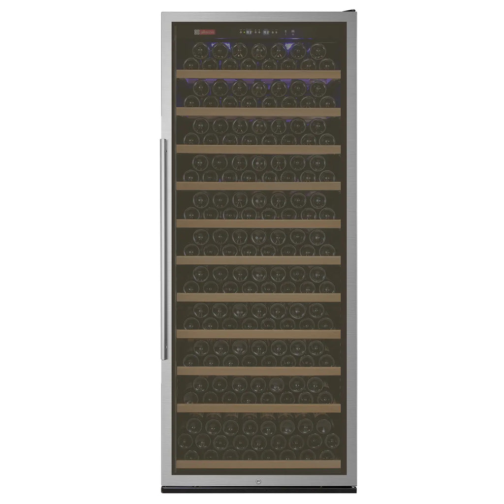 Allavino Vite Series 277 Bottle Single Zone Freestanding Large Capacity Wine Refrigerator with Stainless Steel Door - Right Hinge