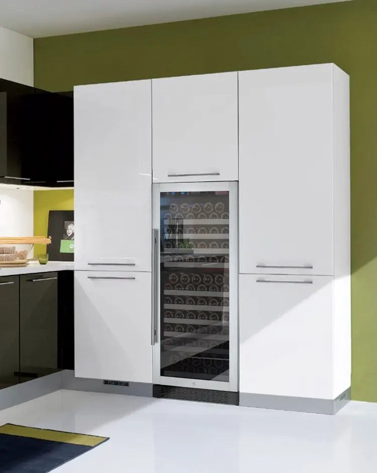Allavino FlexCount Series 128 Bottle Single Zone Built-in Wine Refrigerator with Stainless Steel Door - Right Hinge