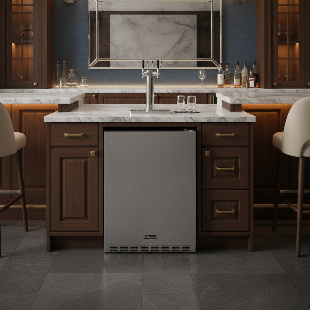 Kegco ADA Dual Faucet Lifestyle