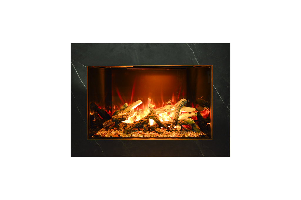 Amantii Signature 38" Built In Electric Fireplace with patented Optimyst technology by Dimplex, WiFi and Bluetooth Connectivity, Programmable Remote, Multi Speed Flame Motor, and a Selection of Media Options