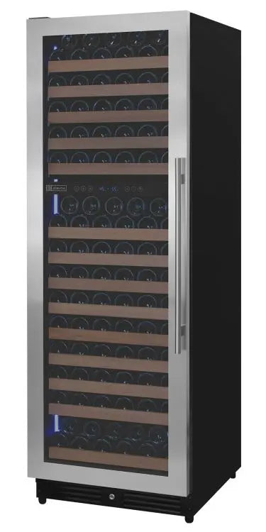 Allavino Reserva Series 172 Bottle Dual Zone Built-in Wine Refrigerator with Stainless Steel Door - Left Hinge