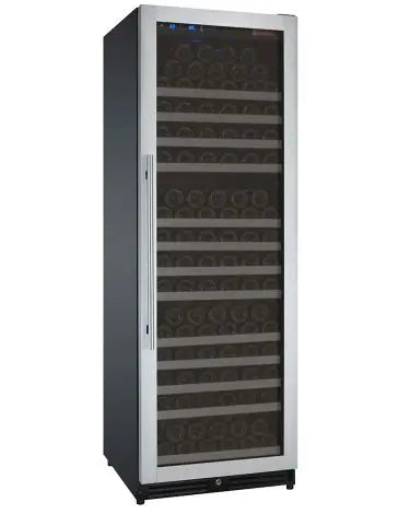 Allavino FlexCount Series 177 Bottle Single Zone Built-in Wine Refrigerator with Stainless Steel Door - Right Hinge